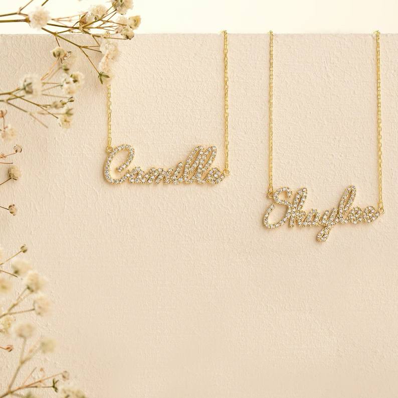 Diamond Name Necklace