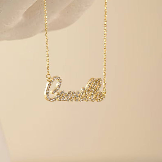 Diamond Name Necklace