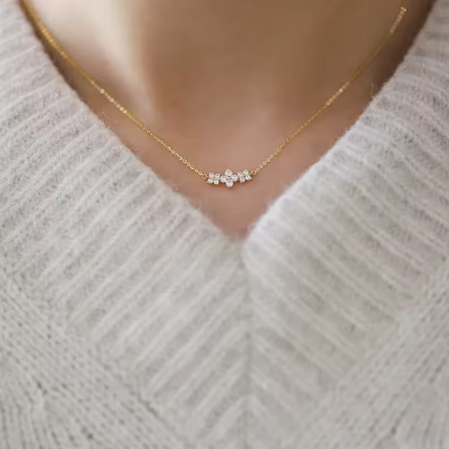 Four Clovers Necklace