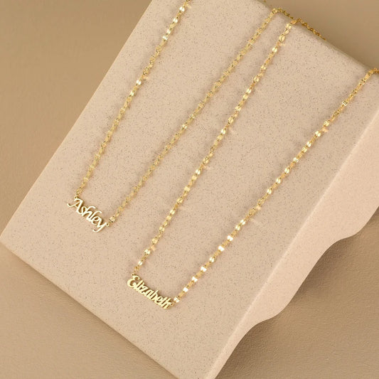 14k Name Necklace