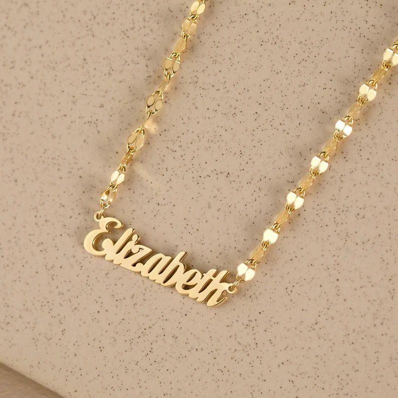 14k Name Necklace